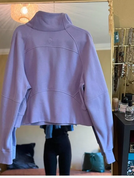 NWOT Lululemon Lilac Smoke Funnel Neck Scuba - Picture 3 of 7